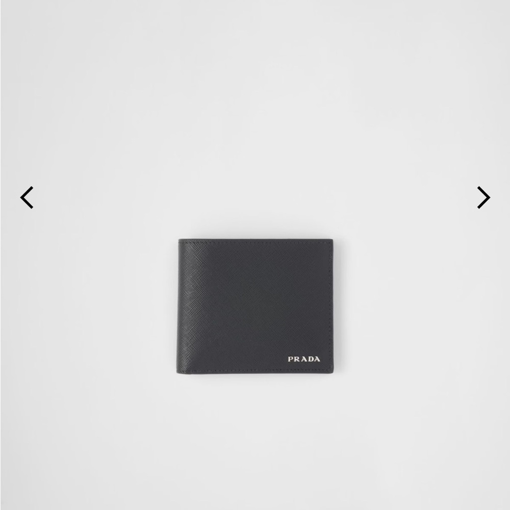 Prada Black Saffiano Leather Card Holder